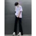 Jeans Spring Casual Brand Men's American High Street Versatile Straight Leg Pants Trendy_mkmklike.com