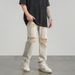 Nordmann Ripped Jeans Men Vintage Washed Mud Yellow High Street Casual Pants 2025 Autumn Winter American Style Slim Fit Versatile_mkmklike.com