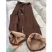 Melard Brown Fleece-Lined Thickened Wide-Leg Jeans For Women 2025 Autumn Winter High Waist Loose Slimming Straight Pants_mkmklike.com