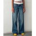 American Retro Low-waist Non-stretch Washed Straight-leg Jeans For Women, Autumn Street Style Wide-leg Denim Pants,_mkmklike.com