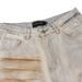 Wasteland Style Distressed Dirty Hole Jeans Men's High Street Trend Tie-Dye Washed Loose Straight Pants_mkmklike.com