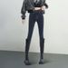 Women's High-waisted Slim-fit Jeans With Fleece Lining, Versatile, High-stretch, Cropped Length, Pencil Pants For Petite_mkmklike.com