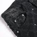 European Station American Style Trendy Brand New Black Gray Washed Scratched Patch Paint Graffiti Stretch Slim Fit Jeans_mkmklike.com