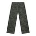 Men's Clothing Men's Camouflage Jeans High Street Style Loose Straight Leg Casual Wide Leg Long Pants Versatile Trendy_mkmklike.com