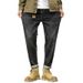 Large Size Men's Clothing Autumn And Winter New Retro Jeans Men's Fattened Plus Size Loose And Thick Elastic Denim Trousers Men_mkmklike.com