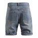 Men's Clothing Starry Sky Pattern Denim Shorts Retro Straight Leg Shorts Men's Denim Shorts_mkmklike.com