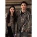 Loom Vintage Washed Denim Jacket Retro Cool Turn-down Collar Unisex Tie-dye Trendy American Style_mkmklike.com