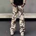 Vintage Camo Maple Leaf Jeans – Oversized Streetwear Pants With Retro Vibe (S-XXXL)_mkmklike.com
