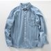 Men's Clothing Striped Shirt Retro Heavy Loose Casual Long Sleeved Work Shirt Jacket_mkmklike.com