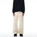Men's Clothing Men's Beige Trendy Cleanfit Basic Flared Jeans Pure Cotton High Street Pants Vintage Washed Denim Pants For Cleanfit Style_mkmklike.com