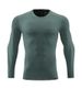 Men's Clothing Long-Sleeved Sports T-Shirt Running Quick-Drying Tights Fitness Breathable Training Outdoor Clothing Round Neck Sweatshirt_mkmklike.com