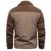 2024 Autumn Winter New Spliced European Size Cross-Border Casual High-Quality Men's Lamb Wool Jacket Coat_mkmklike.com