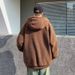 Jacket Men's Hooded Cotton Coat Autumn Winter New Loose Trendy Brand Casual Thickened Lamb Wool Couple Sweatshirt_mkmklike.com