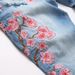 Men's Trendy Slim Fit Embroidered Ripped Flared Jeans High Street Style Washed Blue Trousers New Style_mkmklike.com