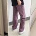 American Purple Jeans For Men, Summer High Street Vibe Pants, Extended Length, Tall Straight Leg, Slightly Flared Pants_mkmklike.com