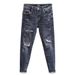 European Style Washed Jeans For Men, Summer Thin Slim Fit Ankle-Length Pants_mkmklike.com