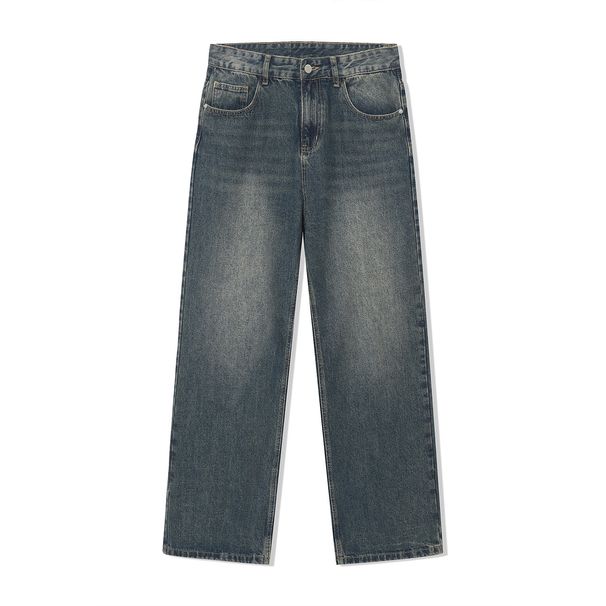 Men's Clothing New Products For All Seasons Straight Washed Jeans Loose Ins Trend_mkmklike.com