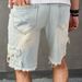 2023 Men's Jeans, Shorts, Mid Quarter Pants, Trendy Laundry, Piercing Patch_mkmklike.com