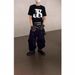 Trendy Loose Fit High Waist Denim Jeans For Women - Vintage Washed Comfortable Casual Pants With Stretch_mkmklike.com