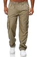 Men's casual multi pocket loose straight tube workwear Outdoor long Fitness pants_mkmklike.com