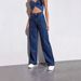 Women's High Waisted Casual Loose Straight Leg Jeans Cotton Blend Spring Autumn Wear For Office And Street Style_mkmklike.com