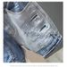 Men's Light Blue Distressed Denim Shorts Mid-Rise Straight-Leg Cutoff Patch Details Casual Summer Style Sizes 28-36_mkmklike.com