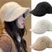 Hot Sale Winter Double-sided Wearing Bucket for Women Lamb Wool Hat Solid Fleece Warm Fisherman Hats Female Casual Basin Caps_mkmklike.com