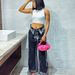 Women’s High-Waisted Distressed Jeans – Vintage Tie-Dye Wash, Relaxed Straight Fit, Streetwear Essential (S-XL)_mkmklike.com