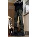 Men's Vintage High Street Camo Jeans - Cleanfit Slim Fit Workwear Carpenter Pants For Spring & Autumn_mkmklike.com