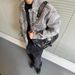 Men's Vintage Washed Denim Jacket - Streetwear Oversized Casual Coat For Spring (Light Black, Light Brown)_mkmklike.com