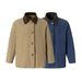 Eon Modish 25 Autumn New American Fashion High Street Color-Block Turn-Down Stand Collar Jacket Coat_mkmklike.com