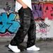 Men's Y2K Retro Cool Casual Patchwork Straight Leg Loose Pants New Fashion_mkmklike.com