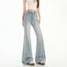 SYi Loose-fitting Flared Slimming Jeans Women, 2025 Spring New Wide-leg Floor-length Drapey Pants For Women_mkmklike.com