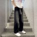 Jeans Men's Spring And Summer American Style Gradual Change Retro Trendy Brand Pants Loose Straight Design Sense Wide Legs Casual Long Pants_mkmklike.com