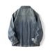 Large Size Men's Spring And Autumn New American Retro Denim Jacket Men's High Street Plus Fat Plus Size Loose Denim Jacket_mkmklike.com