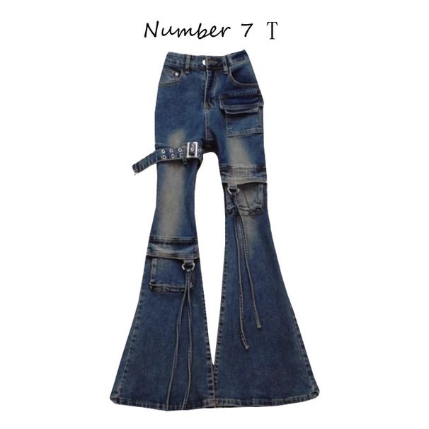 European And American Style High Street Summer New Cool Hot Girl Pocket Pants With Leg Strap Design, Slim Fit, Slightly_mkmklike.com