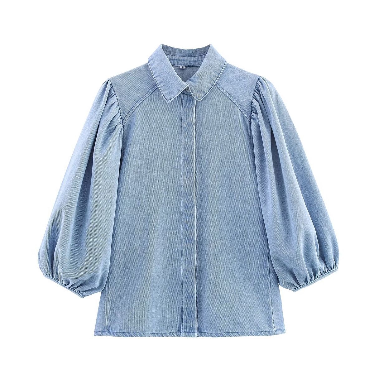 Women's Clothing Summer New Style Denim Shirt_mkmklike.com