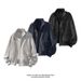 Tie-Dye Short Leather For Men, Spring And Autumn Trendy American Style Loose High-End Cool Casual Stand Collar Jacket_mkmklike.com
