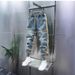 Men's Slim Fit Patchwork Jeans Blue Washed Distressed Elastic Waist Jogger Pants Trendy Spring Style_mkmklike.com