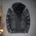 New Men's Casual Jacket Autumn Winter Trendy Brand Retro Slightly Loose Thickened Hooded Denim Jacket Men_mkmklike.com