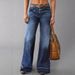 Cross-Border Hot-Selling European And American Jeans Slimming Washed Flared Patchwork Denim Women's Long_mkmklike.com