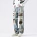 Men's Distressed Flare Jeans – High Street Wide Leg Ripped Denim Pants (29-36)_mkmklike.com