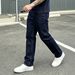 Men's Summer Straight Leg Denim Trousers Fashionable Thin Loose Style New_mkmklike.com