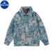 Northfold Cross-Border Exclusive Autumn Japanese Retro Personality Denim Trendy Loose Casual Street Style Jacquard Jacket For Men_mkmklike.com