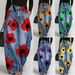 Women's Loose Fit Printed Denim Jeans Comfortable Wide Leg Trousers For Casual Wear_mkmklike.com