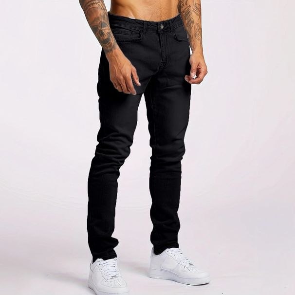 Men's Clothing Slim Fit Hip Hop Skinny Jeans Trendy Street Style Summer Washed Men's Denim_mkmklike.com