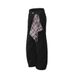 Vibe Trendy Personality Denim Men's Design Sense Plaid Scarf Detachable Zipper Loose Wide-Leg Straight Pants_mkmklike.com