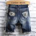 Men's Classic Denim Bermuda Shorts - Cotton Blend Casual Summer Shorts With Comfort Fit For Outdoor & Daily Wear_mkmklike.com