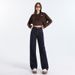 High-Waisted Fleece Lined Thickened Women's Jeans Slimming Petite Wide Leg Pants Loose Fit Straight Leg Denim For Autumn Winter_mkmklike.com