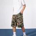 Men's Casual Camouflage Cargo Shorts Trendy Multi Pocket Five Point Pants New Cross Border Hot Selling_mkmklike.com